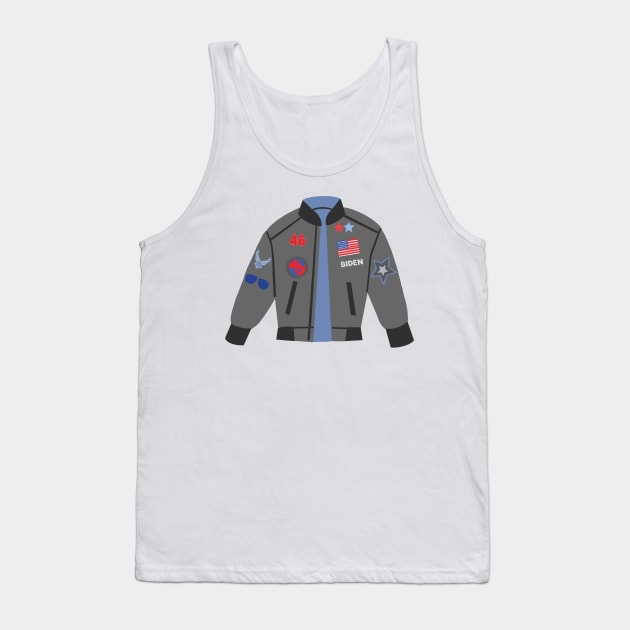 Biden’s Flight Jacket Tank Top by GrellenDraws